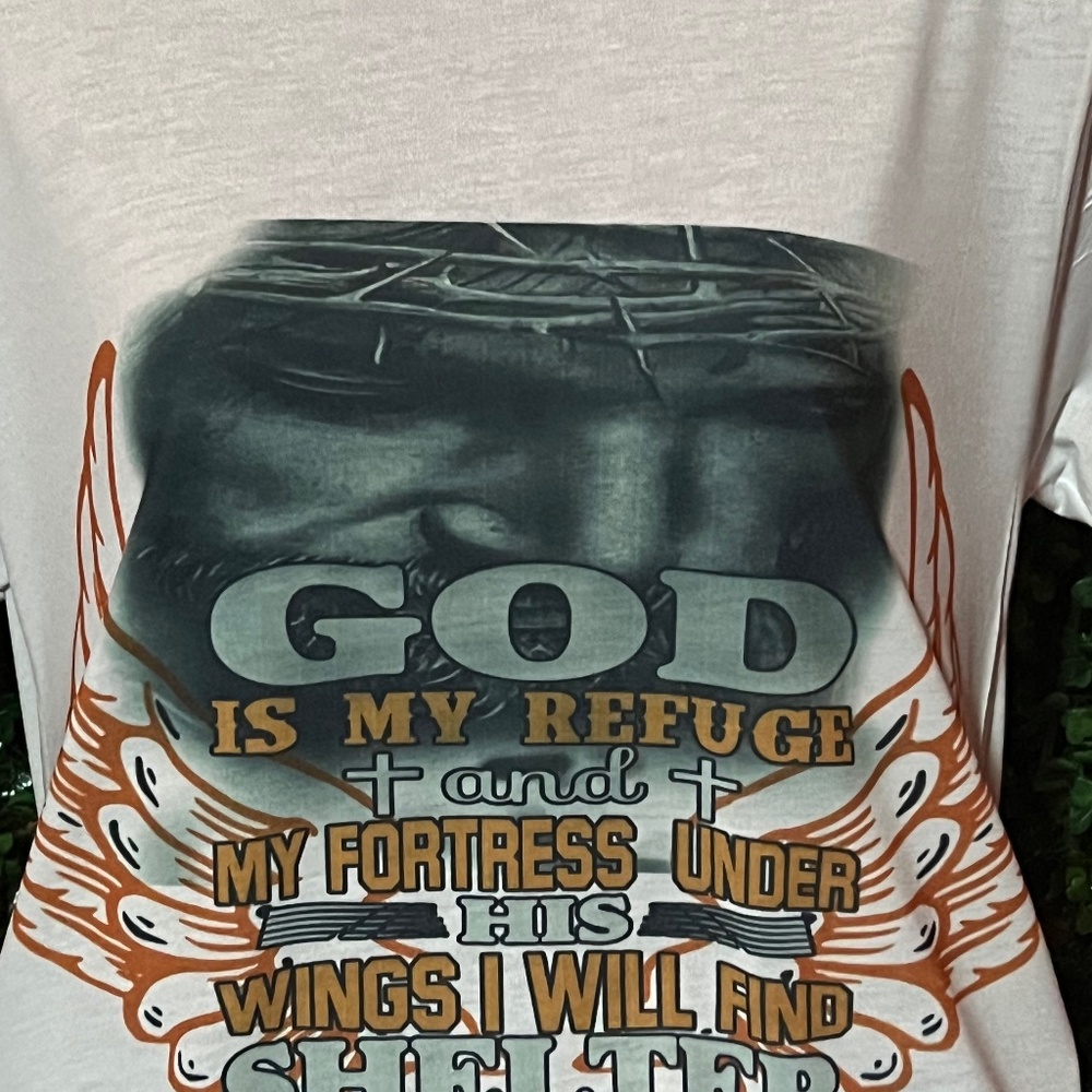 God is My Fortress tshirt